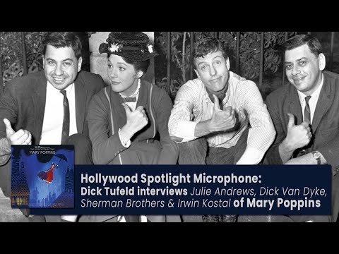 Hollywood Spotlight Microphone Interview (1963) - Julie Andrews, Dick van Dyke, Irwin Kostal, etc