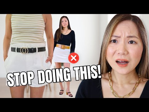 Your belt is ruining your outfit. Here's how to fix it.