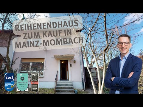 📹🏠Sanierungsbedürftiges Reiheneckhaus mit Garten zum Kauf in Mainz-Mombach🏠📹