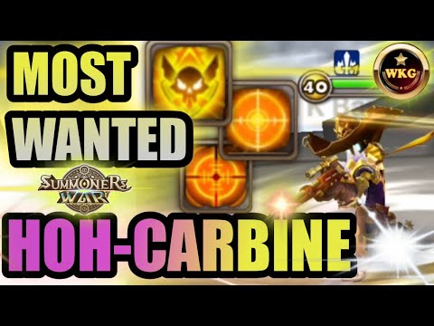 MOST WANTED HOH CARBINE ONE SHOT SNIPER - Summoners War