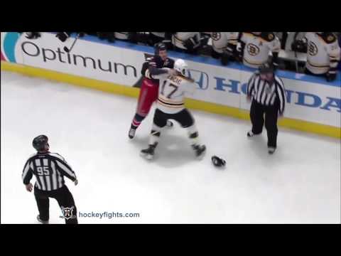 Milan Lucic vs Brandon Prust