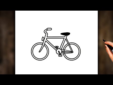 Comment dessiner un vélo étape par étape  ❤️ ( facile 😊 )