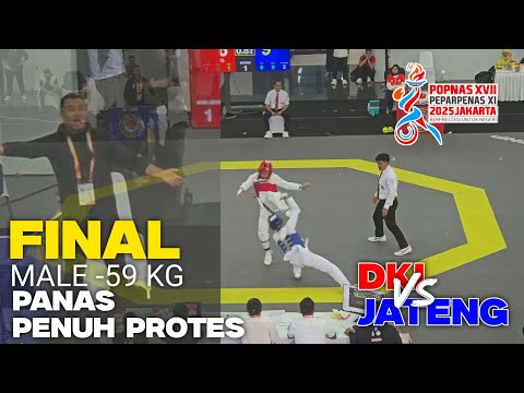 FINAL kyorugi u 59 kg popnas taekwondo 2025 dki vs jateng 