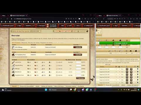 Tribalwars speed - 1h n1 round in the .pt server, interesting sprint fight