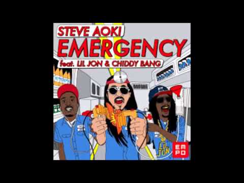 Steve Aoki Ft. Lil Jon & Chiddy Bang - Emergency (Villains Remix)