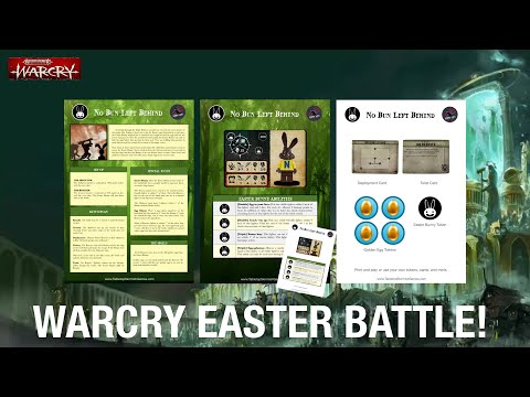 WARCRY EASTER CHALLENGE BATTLE - EASY FAMILY FRIENDLY - Download & Play FREE - No Bun Left Behind!