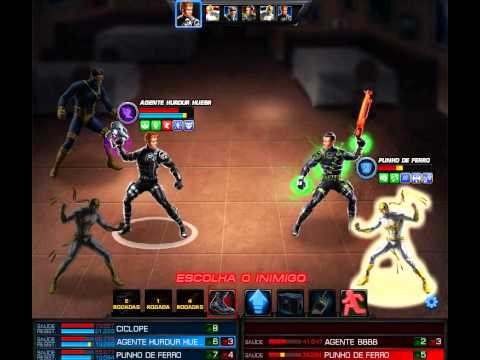 Fabuloso Ciclope  (tático) e Punho de Ferro da era heroica Pvp