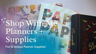 Shop With Me 🛍️ | Planner Supply Shopping + Unique Finds!