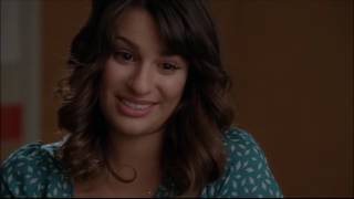 Glee - Finn tells Rachel he saw fireworks when he kissed Quinn 2x12