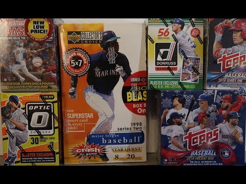 May 2019 Random 6 Baseball Retail Box Break / Red Ink Auto