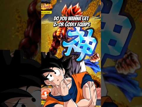 Quick Guide For "Z+" And "Godly" Equipments🔥(Beginners must watch) #dragonballlegends #dblegends