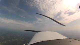 preview picture of video 'Spin Training - Cessna 152 - Burlington Aviation'