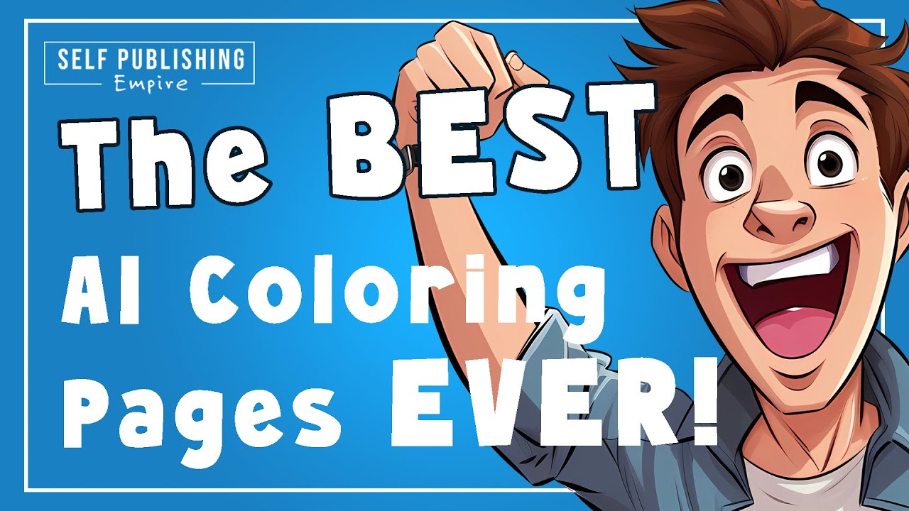 How to make the BEST AI Coloring Pages EVER | A complete walkthrough to retouching AI images