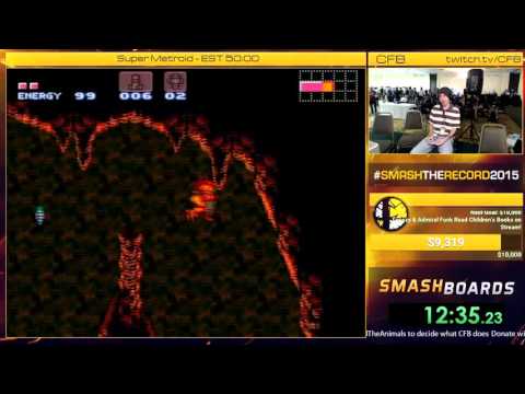 Smash the Record 2015 - Super Metroid Speedrun