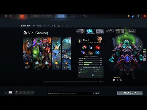 dota2mid Abed Storm Spirit - VG vs EG - Dreamleague ss13