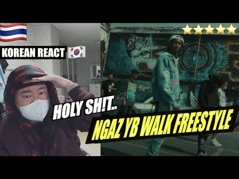 🇹🇭🇰🇷🔥Korean Hiphop Junkie react to NGAZYB - WALK FREESTYLE "intro" (THAI/ENG SUB)
