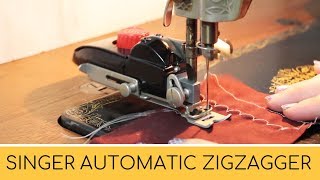 Singer Automatic Zigzagger Demonstration and How-To Tutorial