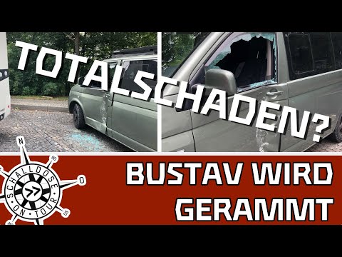 DAS ENDE VON BUSTAV? || 7,5 Tonner Wohnmobil kracht in die Fahrertür || SCHALLDOSE ON TOUR