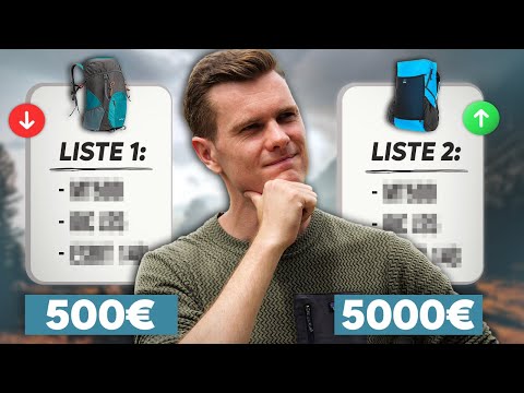 Ultraleicht Trekking Test: Billig vs. Luxus Packliste?