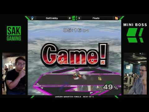 Mini Boss 4 - Losers Quarter-Finals - GetCrabby (Marth) vs Floats (Fox)
