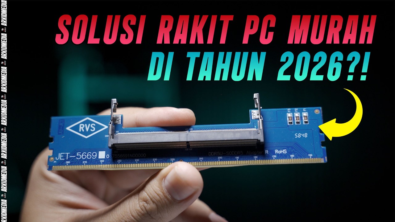 Inikah Solusi Saat Harga RAM Naik? Nyobain Sodimm Converter