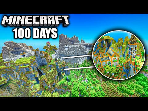 I Survived 100 Days In Minecraft Amplified Hardcore