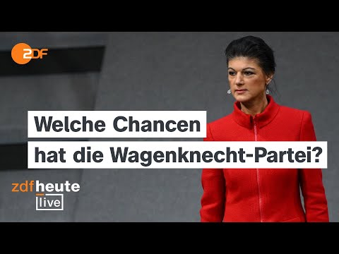 Video Thumbnail: Wagenknecht stellt Köpfe und Programm vor | Pressekonferenz und Analyse bei ZDFheute live