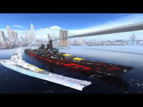 Comparing the original tier 10 Battleships, Montana and Yamato
