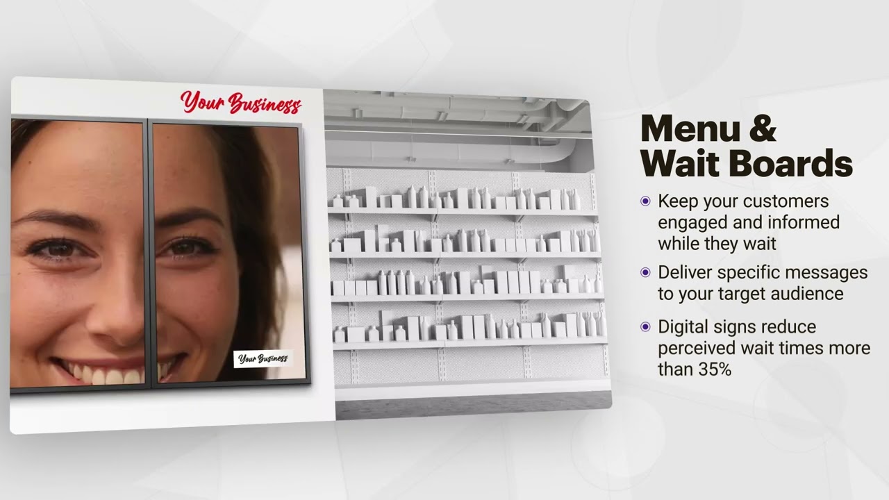 Engage Customers with Dynamic Menu Boards & Retail Signage!