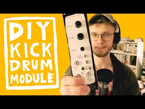 DIY twin t kick drum module for modular synth