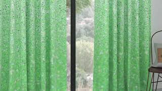 Комплект штор «Лиминкорс (зеленый)» — видео о товаре