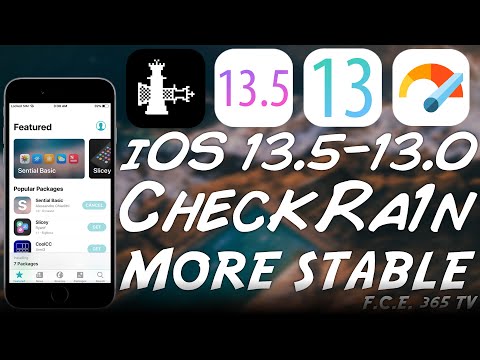 iOS 13.5 / 13.4 / 13.0 NEW CheckRa1n JAILBREAK OdysseyRa1n Bootstrap For BETTER SPEED And STABILITY!