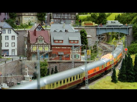 Märklin Modelleisenbahn Hessisch Lichtenau - Eine der großen Spur H0 Schauanlagen in Deutschland