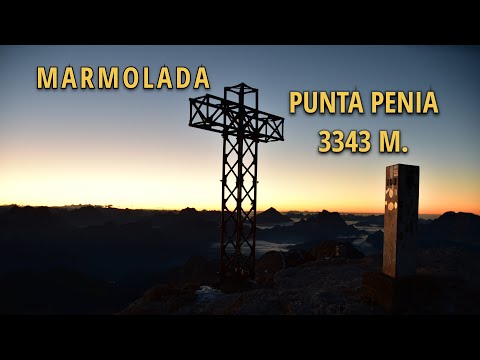 MARMOLADA | PUNTA PENIA 3343m. | FERRATA CRESTA OVEST | RITORNO GHIACCIAIO DELLA MARMOLADA