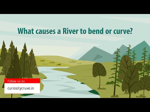 What causes a River to bend or curve?| Meandering rivers | Oxbow Lake