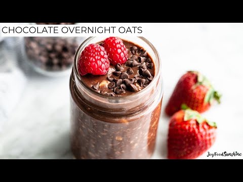 Healthy Chocolate Overnight Oats Recipe