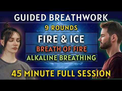 [FIRE & ICE!] 45-Min Full Breathwork Session (9 Rounds Guided)