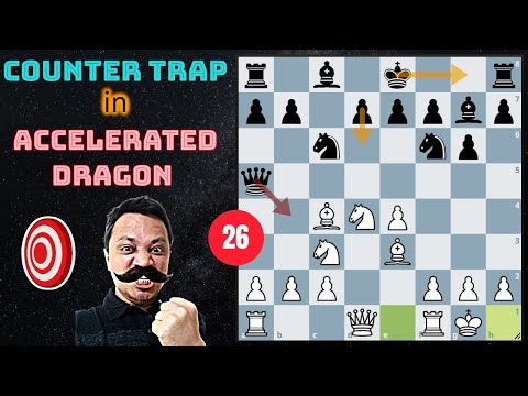Dirty Chess Tricks against Sicilian - 26 (Countertrap in Accelerated Dragon)