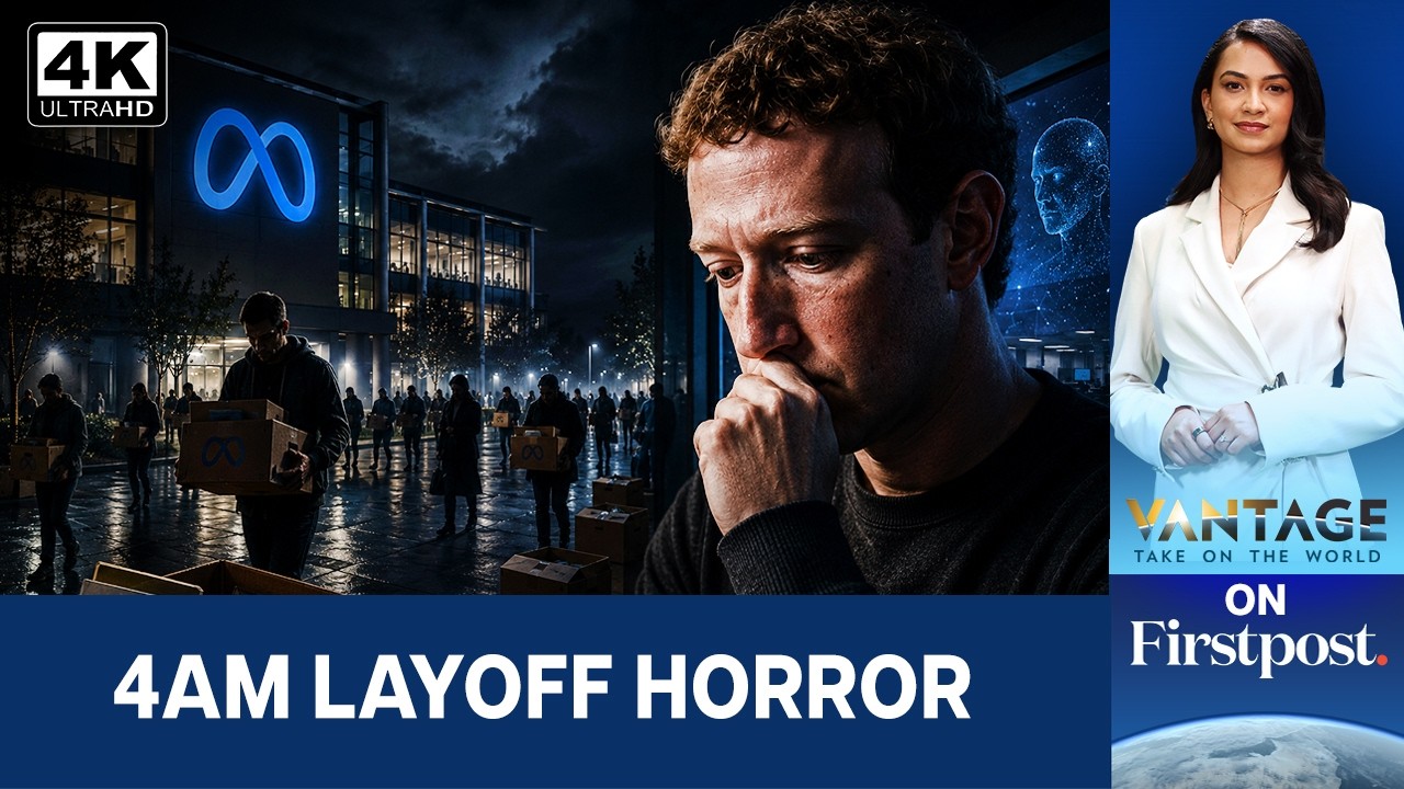 Meta to Layoff Nearly 8000 Employees Amid Zuckerberg's Big AI Shift | Vantage on Firstpost | 4K