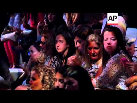 Rookie Maria Filo wows the crowd on the second day of Rio fashion week