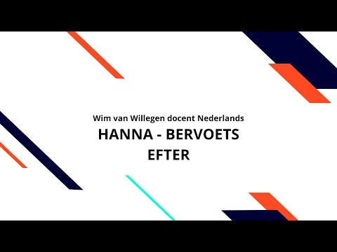 Hanna Bervoets - After