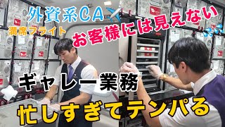 【ギャレー大混乱】お客様に見えないギャレー裏側が忙しすぎた国際線CA