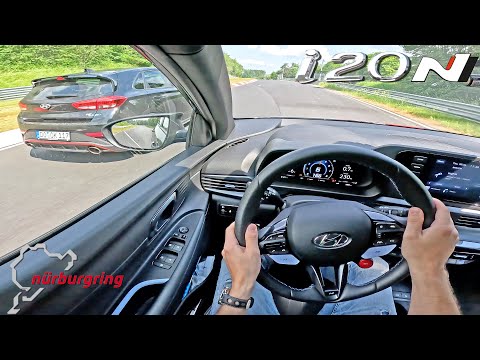 Hyundai i20N is keeping up with BIG BRO i30N // NURBURGRING REVIEW