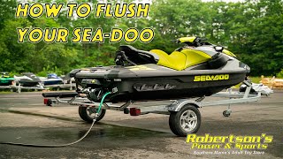 How to flush your Sea Doo!