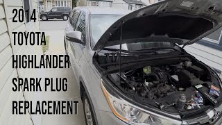 2014 - 2020 Toyota highlander 3.5L spark plugs replacement. Save money diy