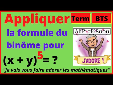 Appliquer la formule du binôme de Newton pour calculer (x+y)⁵