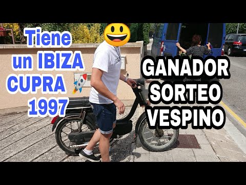OS PRESENTO AL GANADOR DE LA VESPINO Y TIENE UN SEAT IBIZA CUPRA!!!