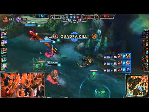 FNC Febiven - Viktor Quadra Kill - League of Legends