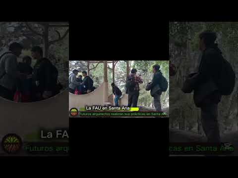 Alumnos del último año de Arquitectura realizan sus prácticas en Santa Ana.