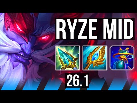 RYZE vs YONE (MID) | KR Master | 26.1